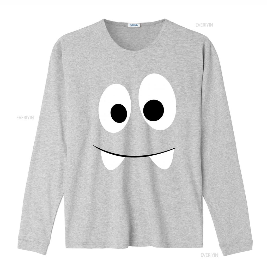 Schreckliches Monster Herren T Shirt Cool Cartoon Eyes Design for Men Vintage Washed Fashion Graphic Streetwear Stretched