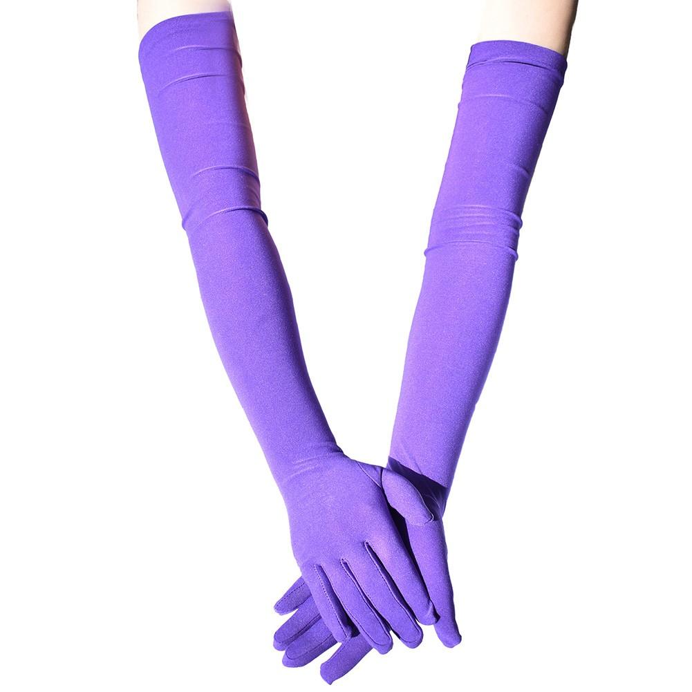Tanzhandschuhe 57 cm lang mit effektivem Sonnenschutz-Design