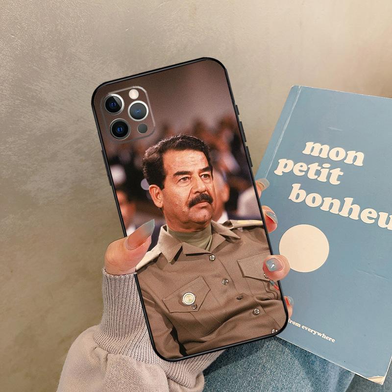 Saddam Hussein Iraq Arabic Phone Case For iPhone 11 12 13 14 15 16 Pro Max Back Cover For iPhone X XS Max XR Plus