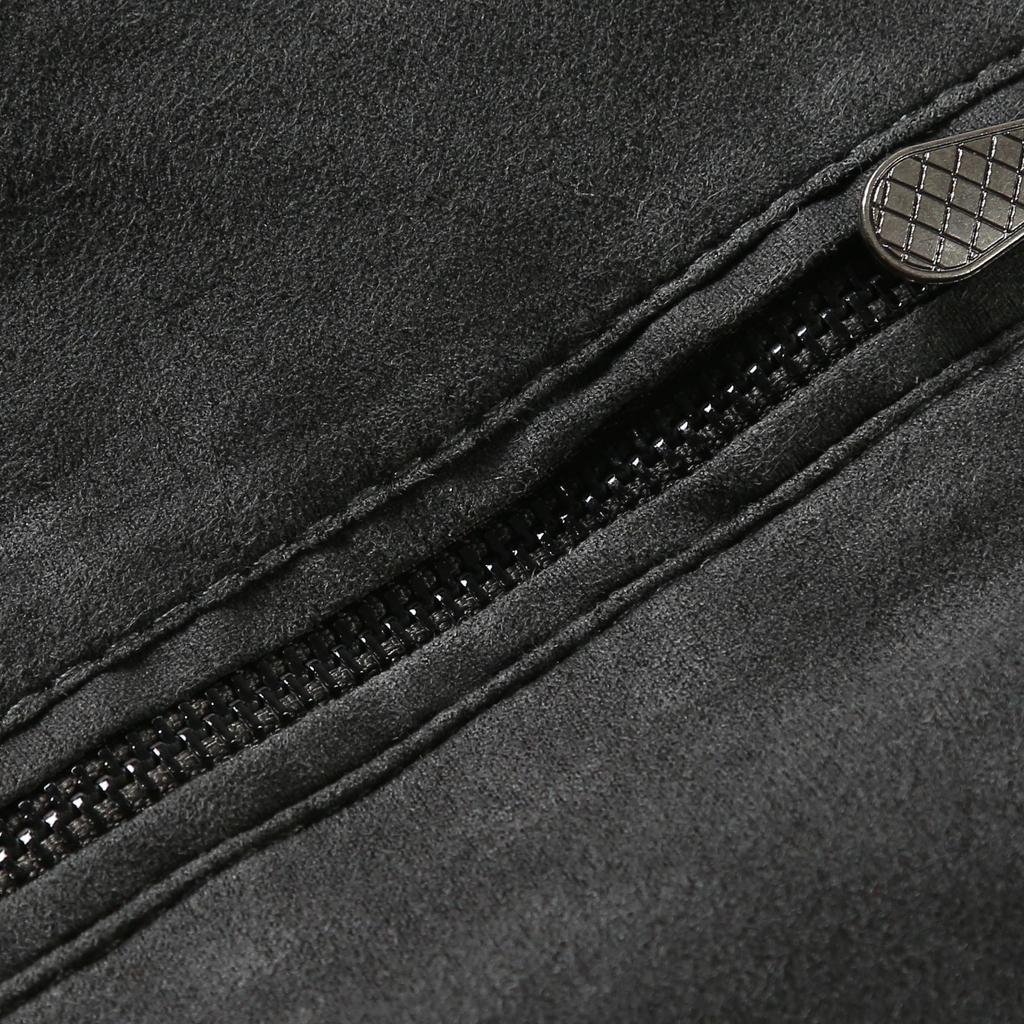 Men's Winter Velvet Lapel Jacket Fur Integrated Velvet Jacket Coat Men's Loose Men's Clothing