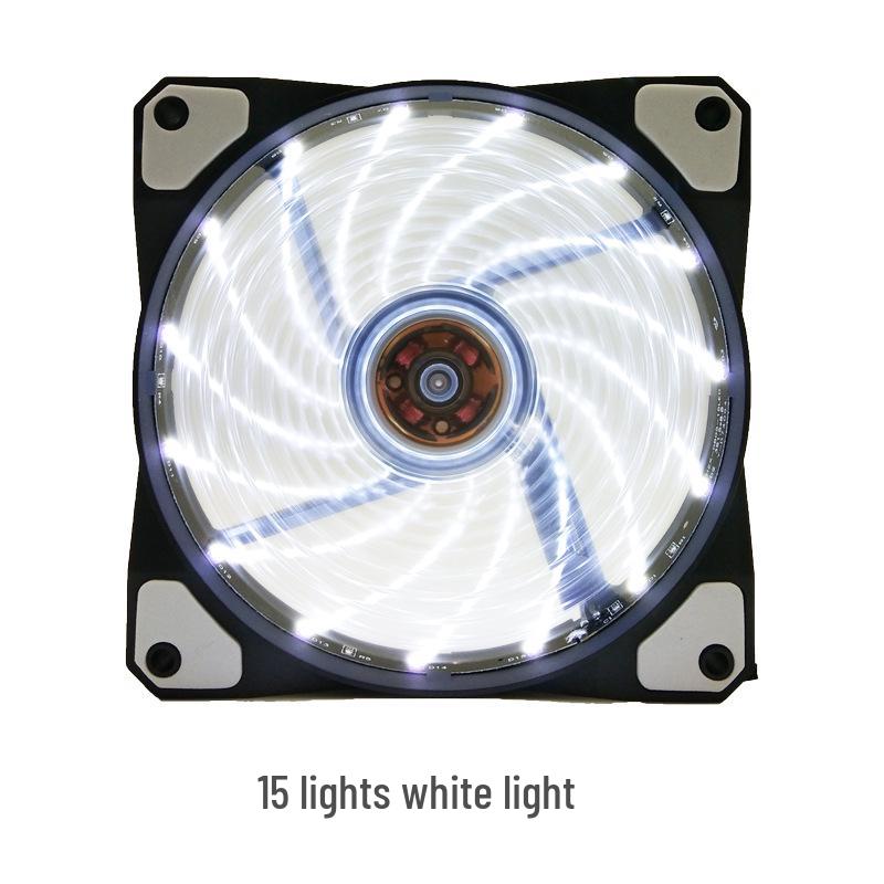 12cm RGB LED Ultra-Quiet Desktop Computer Chassis Cooling Fan