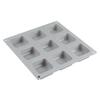 Molde de Silicone Quadrado de Nove Cavidades