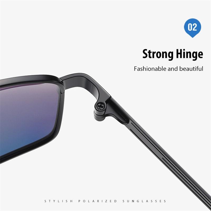 AORON Fashion Metal Frame Polarized Sunglasses Outdoor Sports Driving Glasses Classic Colorful Sunglasses for Men Women