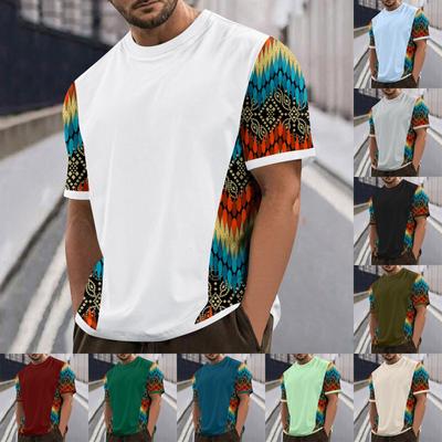 Men's  T-shirt T-shirts Graphic Text Pool3D Printing Street Casual Short Sleeve Printed Clothing Basic