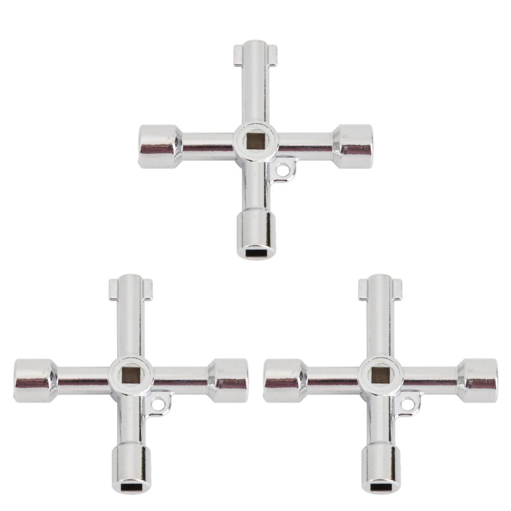 Universeller Paneelschlüssel Schaltschrankschlüssel Kreuz Dreieck Vierkant Aufzug Schaltschrank Schaltschrankventilschlüssel