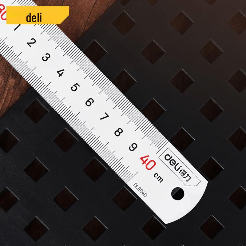 Deli Stainless Steel Straight Edge Ruler