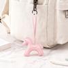 Car Ornament Faux Leather Horse Charm Small Dainty Keychain Car Interiors Purse Backpack Accessories