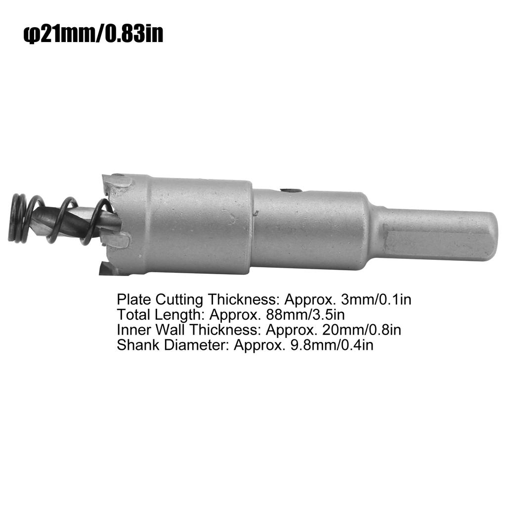 2Sets Hard Alloy Hole Saw Cutter Drill Bit Cutting Tool High Efficiency for Hole Opening