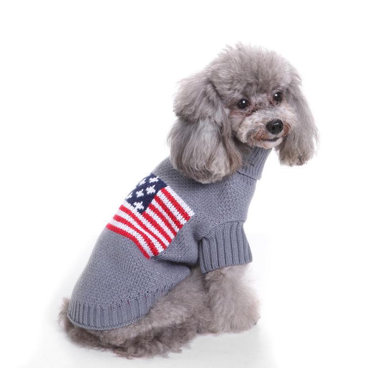 Festive Dog Sweaters: Snowflake, Christmas, Halloween, and Elk Designs