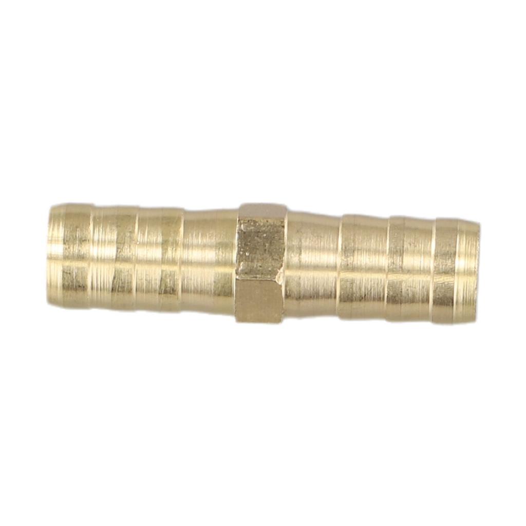 Brass Hose Connector Fittings for Straight Connections 6mm 8mm 10mm 12mm Sizes for Air Water Oil and Liquid Applications