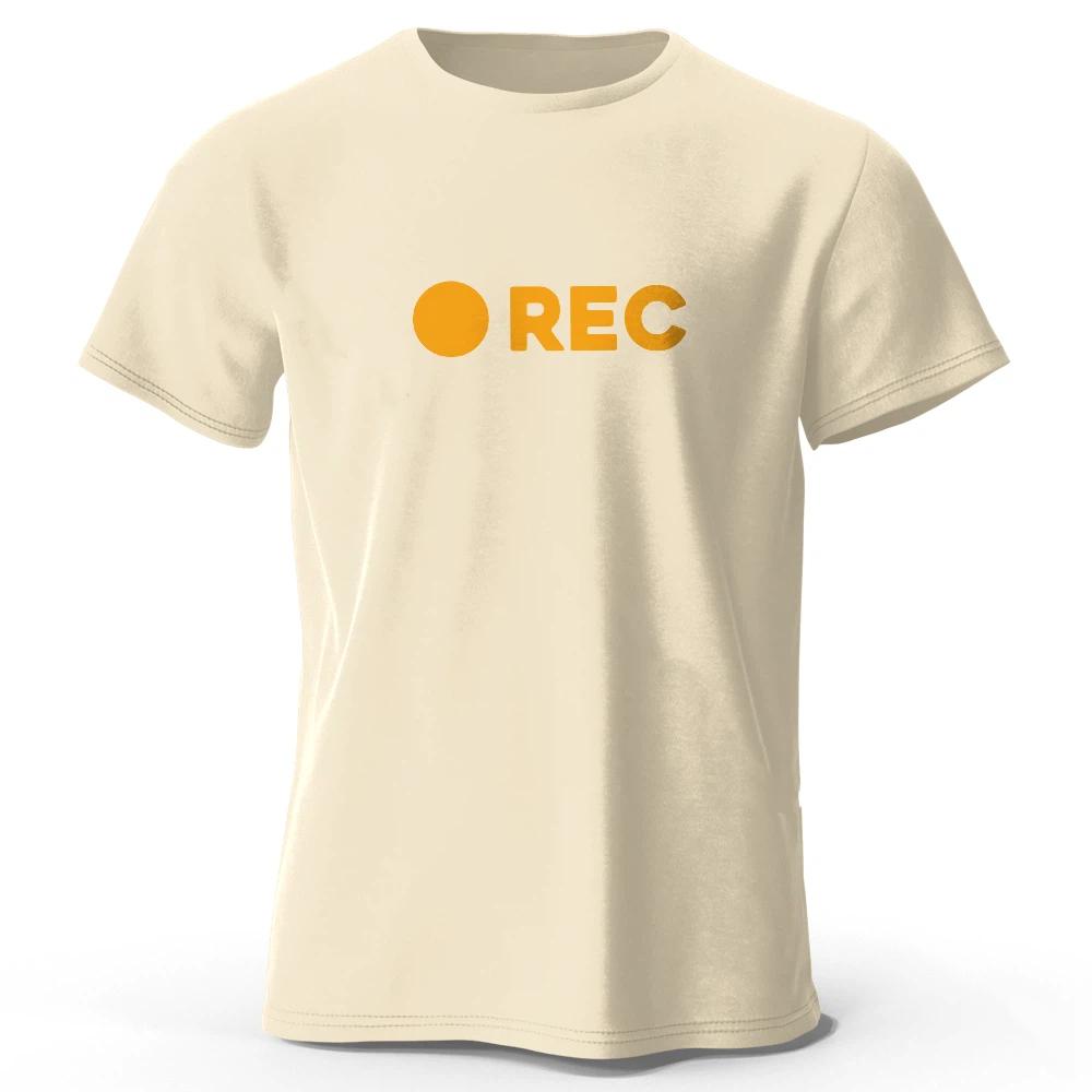 REC Printed Essential Wardrobe 100 Cotton TShirt Soft Breathable Round Neck Short Sleeve Tee for Men Women