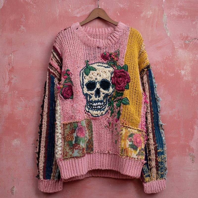 

Женская толстовка Свитер Тыква Хэллоуин Женский Осенне-зимний Европейский Американский Повседневный V-образный вырез Топ с открытыми плечами Искусственный мех Свободный топ Новый 4XL