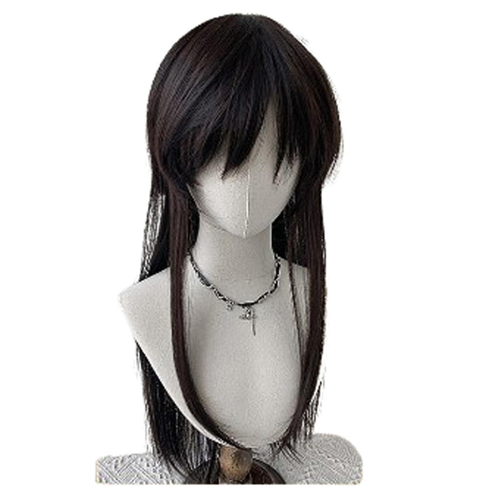 High Ponytail Men's Hanfu Cosplay Wig Chinese Style Long Straight Hair  Photo Props