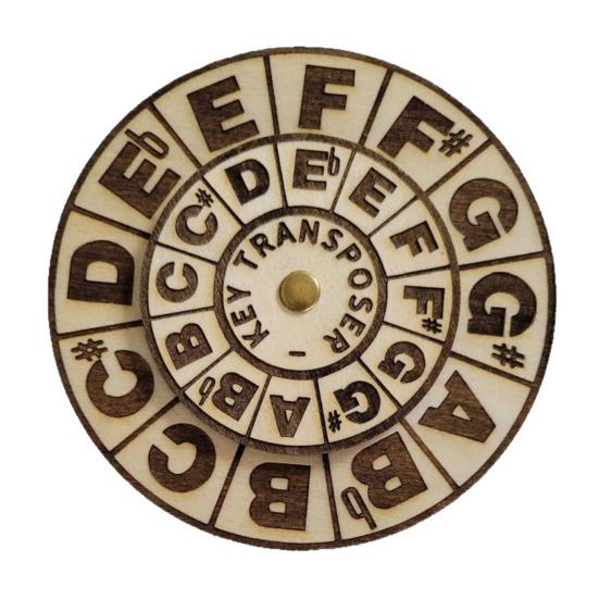 

Ключевой транспозер Квинтовый круг Музыкальный инструмент Деревянное колесо аккордов Инструмент для изучения музыкальной теории для музыкантов Сочинение песен