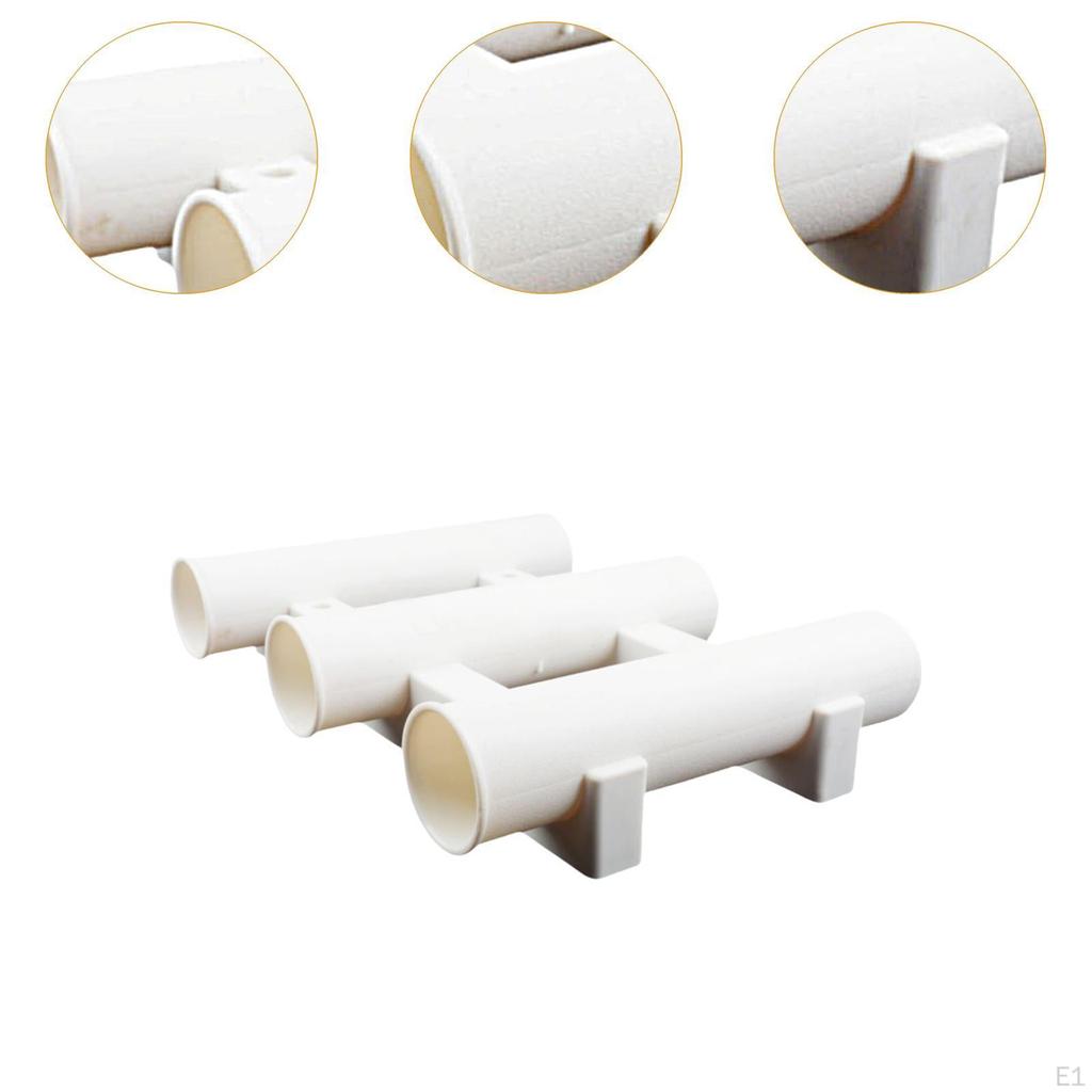 Fishing Rod Holder Bracket Support Tube 3 Rack for Garage Yacht Marine Boat Kayak
