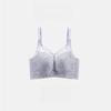 Full Cup Thin Bra Women's Thin Bra Gathered Bra Restrained Breast Anti Sagging and Anti Glare Bra