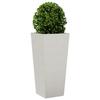 VidaXL Jardinière 35x35x75 cm acier inoxydable, jardinière d'extérieur, boîte à fleurs, boîte de jardin, jardinière de 851088