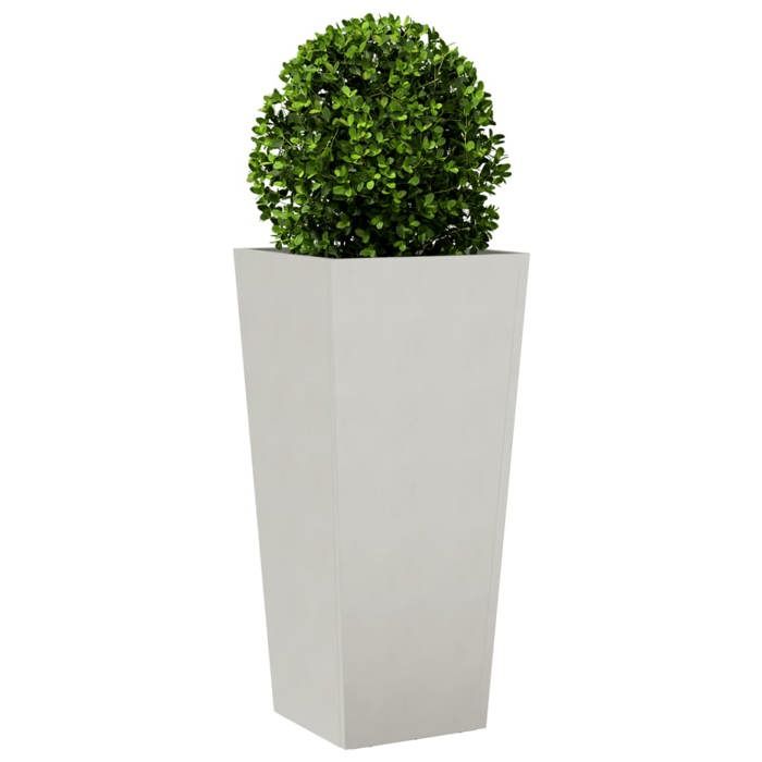VidaXL Jardinière 35x35x75 cm acier inoxydable, jardinière d'extérieur, boîte à fleurs, boîte de jardin, jardinière de 851088