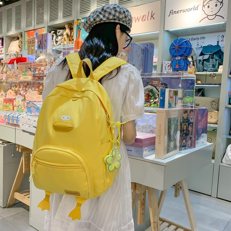 Schoolbag High School College Girls Harajuku Style School Bag Japanese Cute Girl Student School Bag Korean Edition Fashion Casual Backpack