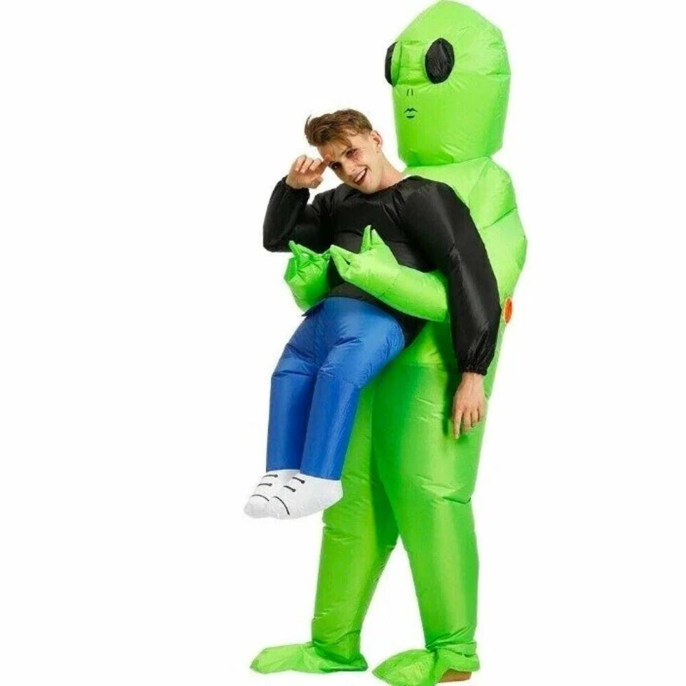 Alien Ufo Costume, Inflatable, Self-Inflating, Halloween Costume