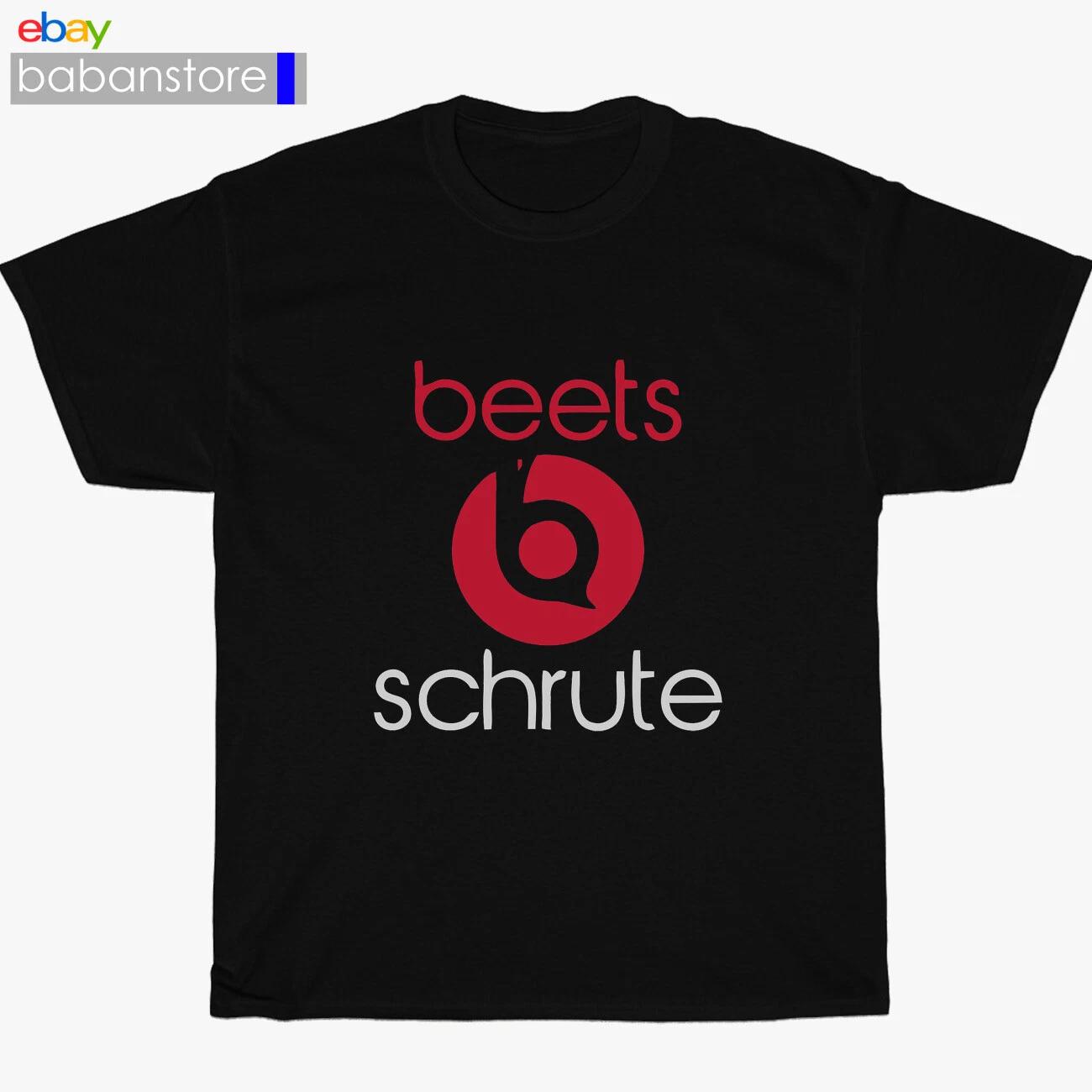 

New Beets by Schrute Logo Black/White/Grey/Navy T shirt Size S-5XL XL