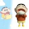 Charming Plastic Crayon Shinchan Anime Figure Of Shinnosuke With Bun Cute Collectible Decor