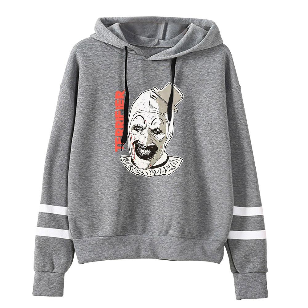 Terrifier Art The Clown Jumbo Graphic Vintage 90s Merch Pullover Hoodie Merch Fashion Hoodie Sweatshirt Pullover Tracksuit