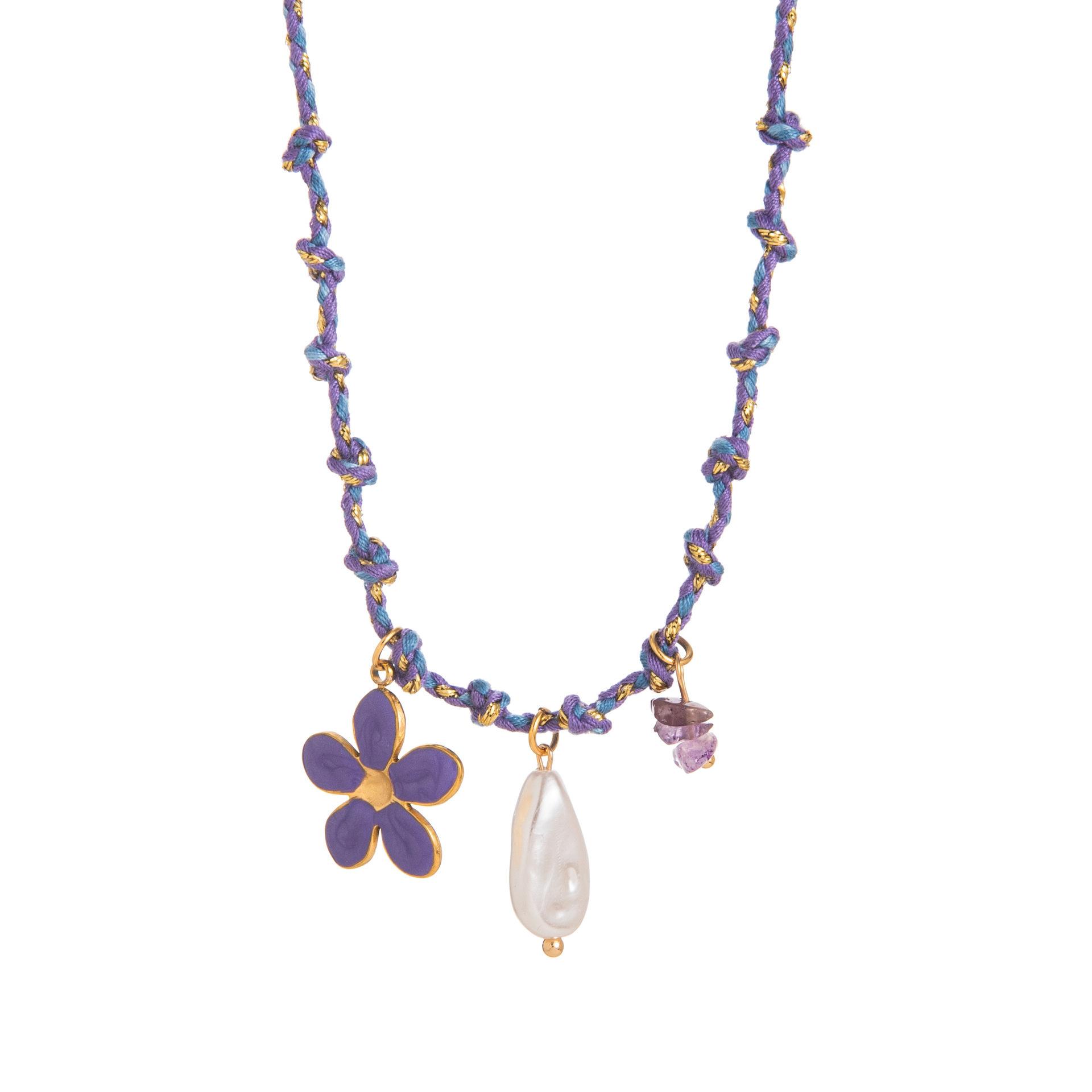 

Summer Shell Starfish Butterfly Turtle Pepper Pearl Necklace Diy Multi Pendant Color Rope