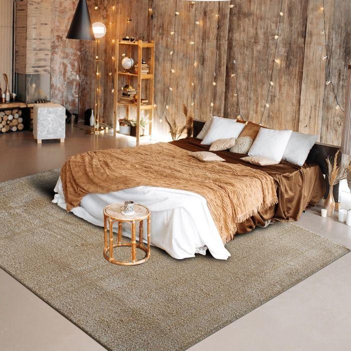 Contemporary Living Room Rug Gold 120x166