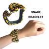 7Pieces Toy Snake Bracelet PVC Simulation Snake Wrist Band Fake Snake Wristband Prank Toys Scary Mischievous Toys Party Supplies Realistic Snake Brac
