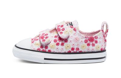 Chuck Taylor All Star Low Top Toddler Shoes Embroidery Pink Yellow Infant And Toddler 771288C