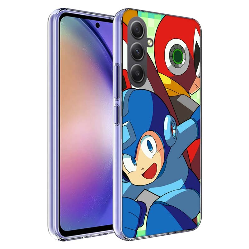 Game M-Megaman R-Rockman Phone Case for Samsung A17 A37 A57 A07 A16 A26 A36 A56 A06 A02S A12 A22 A32 A52S A04S A14 A24 A34 A54 A
