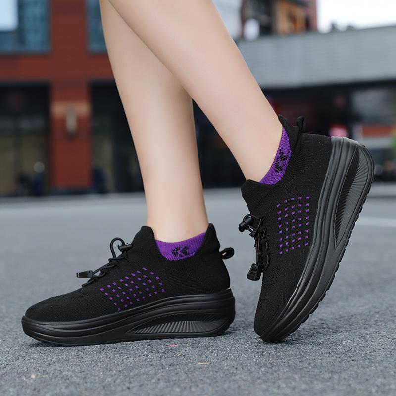 Sports Shoes Women'S Fashion Women'S Shoes New Women'S Vulcanized Shoes Sports Shoes Thick-Soled Slip-On Women'S Shoes Plus Size