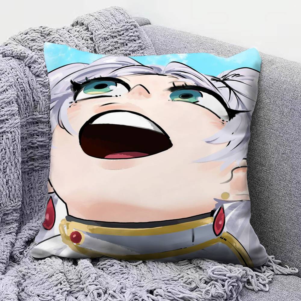 Frieren Memes Funny  Home Sofa Cushion Covers and Aecorative Custom Pillow Covers