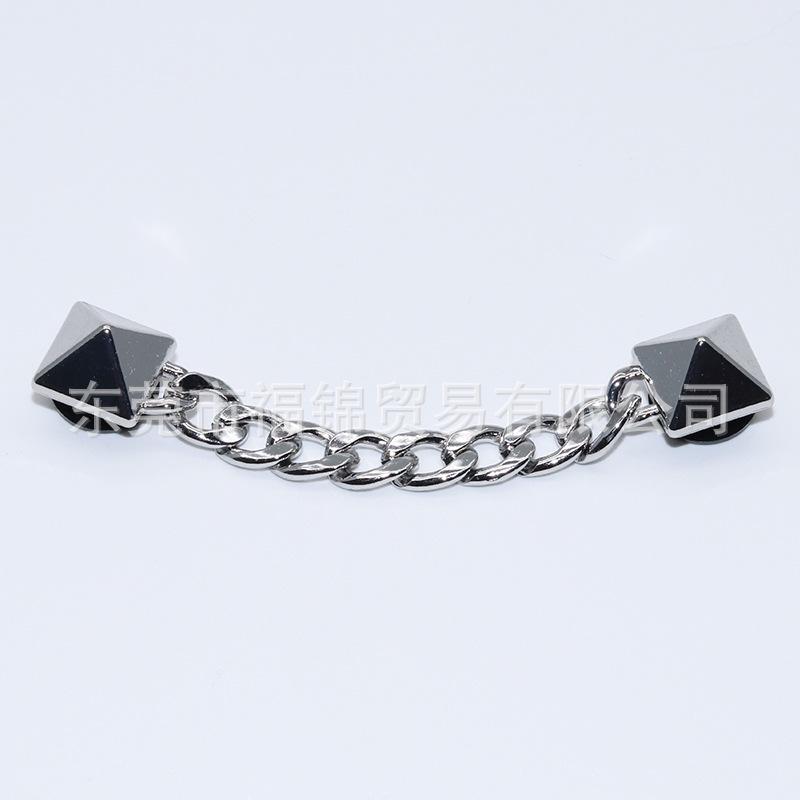 2024 Metal Chain 3D Shoe Flowers & Buckles Accessories