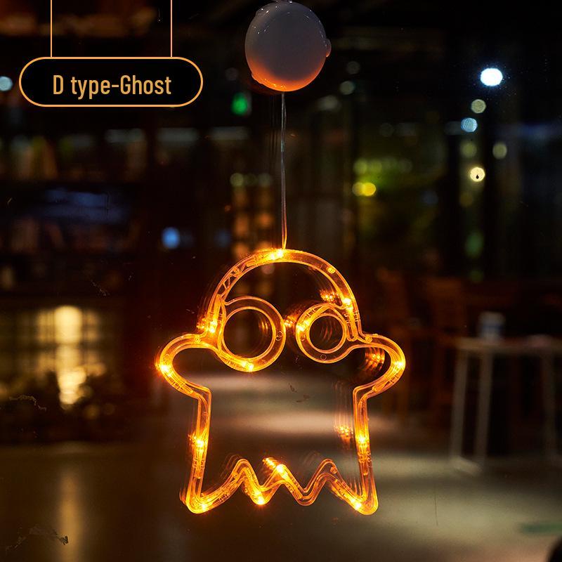 Mingyu Halloween Pumpkin Suction Cup Lights Decor Set