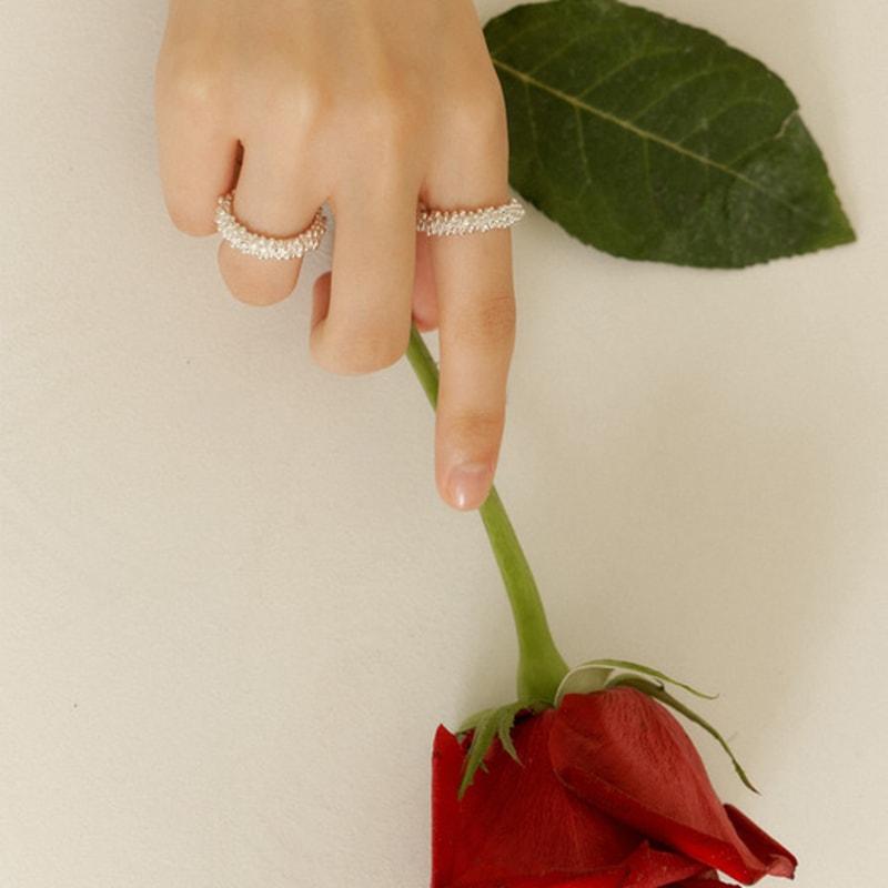Pacipick Dew Drops Ring / Silver / L
