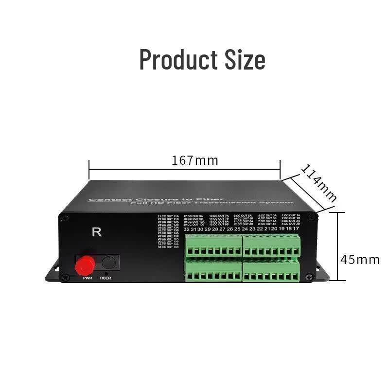 Yeren 16-Channel Digital Alarm Fiber Optic Transceiver