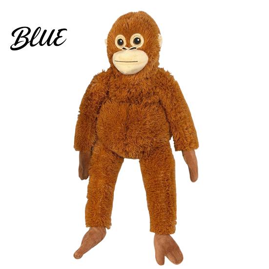 Cozy Plush Pillow Long-Armed Monkey Toy Soft Stuffed Animal Cute Emotional Support Cuddle Companion Gift for Kids Adults Doll