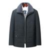 Men's Winter Down Cotton Jacket: Warm Business Coat for Middle-Aged & Elderly (Ages 50-60)