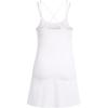 Under Armour UA Meridian Solid Color Midi Slim Fit Sleeveless Dress Women Dresses White 1383666-100