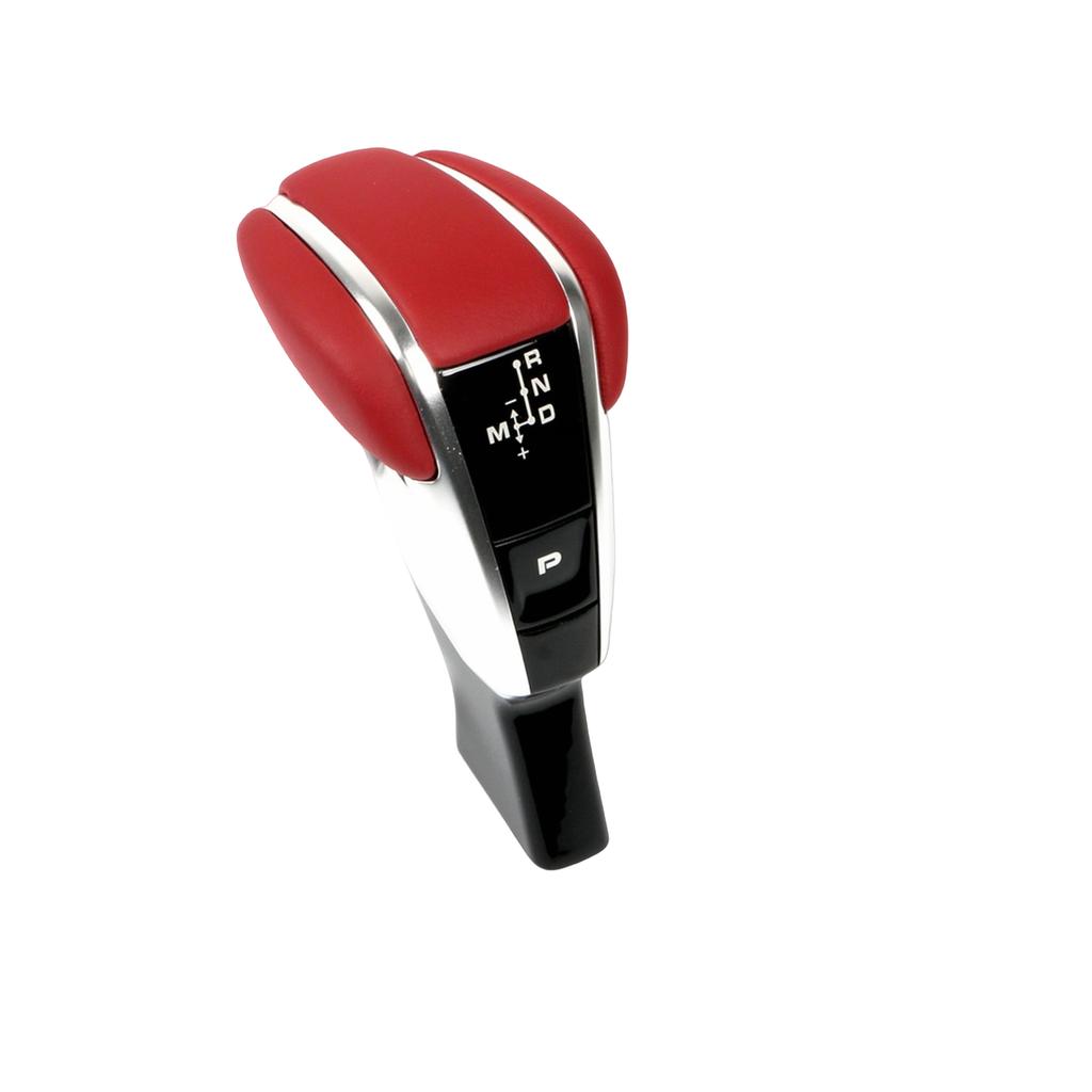 Carbon Fiber / Leather Interior Shifter Gear Shift Knob Lever Kit For Porsche Cayenne 2018-2023