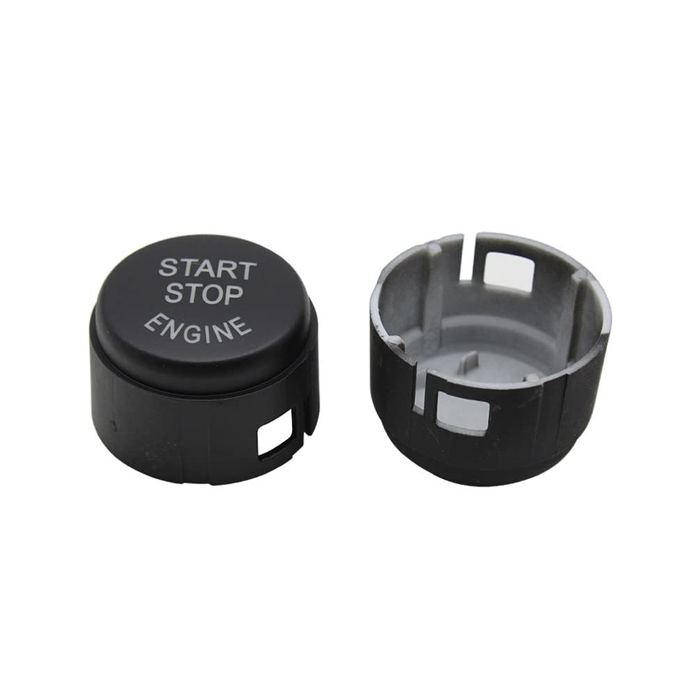 Black Silver Red Blue Car Engine Ignition Start Stop Switch Push Button, Compatible with BMW X3 X4 F25 F26 61319291691 (Color : F25 Old Black)