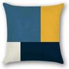 Housse De Coussin À Motif Géométrique Jaune, Taie D'oreiller Pour Voiture, Salon, Canapé, Chambre À Coucher, Décoration De Maison