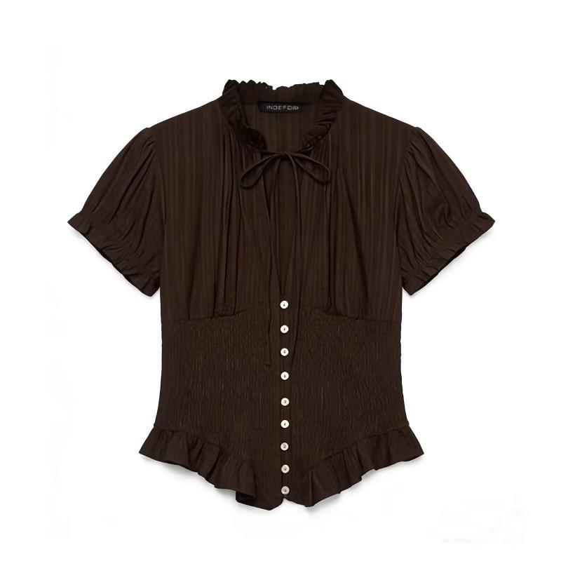 Spring 2026 Fashion: European & American Style Bow Top