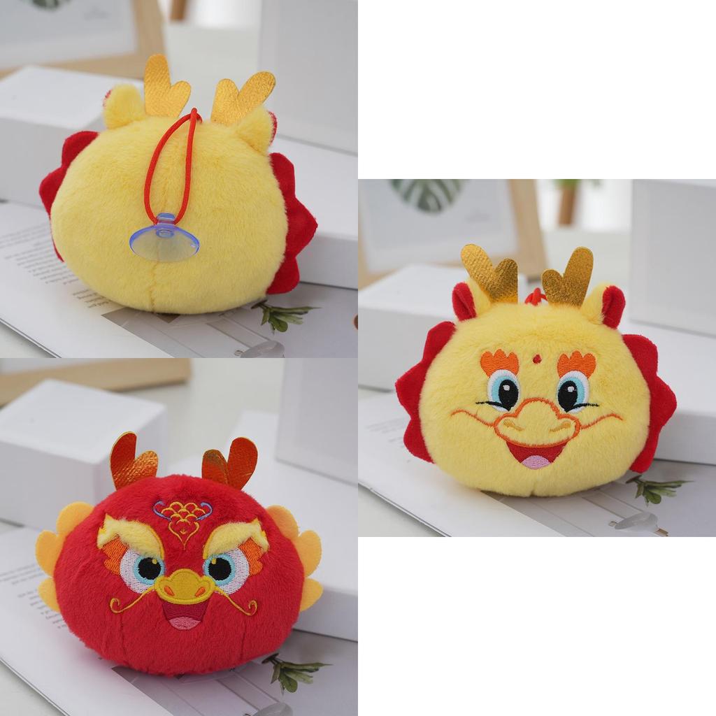Plush Huggable Dragon 2024 New Year Mascot Adorable Stuffed Animal Gift