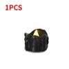 12/1PCS LED Electronic Candles Black Flameless Battery Operated Candle Lamps Halloween Xmas Wedding Party Decoration Lighting