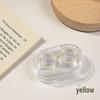 High-End Portable No-Twist Cap Contact Lens Case for Multi-Pair Storage with Double Compartments