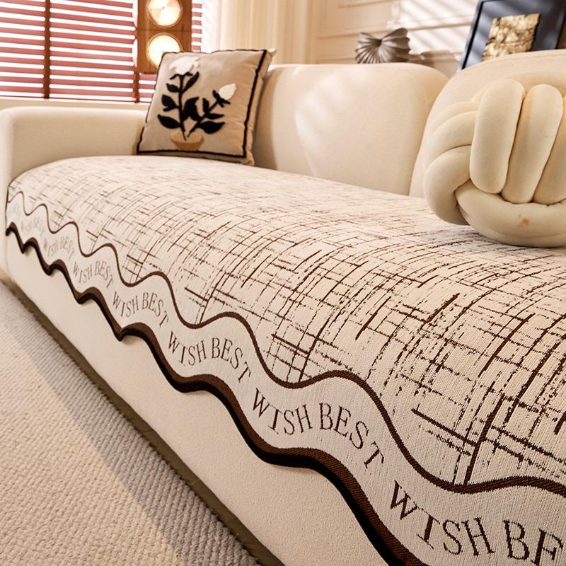 

Неправильная подушка для дивана Chenier специальной формы универсальная подушка для сиденья дивана нескользящая специальной формы чехол-полотенце для прямого дивана 90*70cm