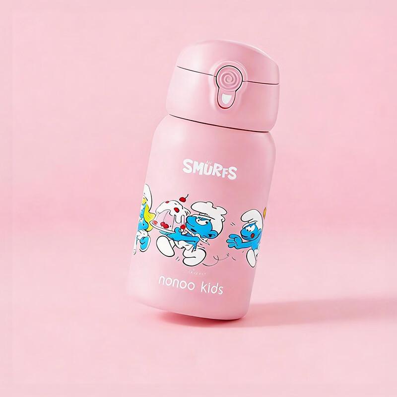 

HAERS Smurfs Kids 316 Stainless Steel Insulated Straw Water Bottle